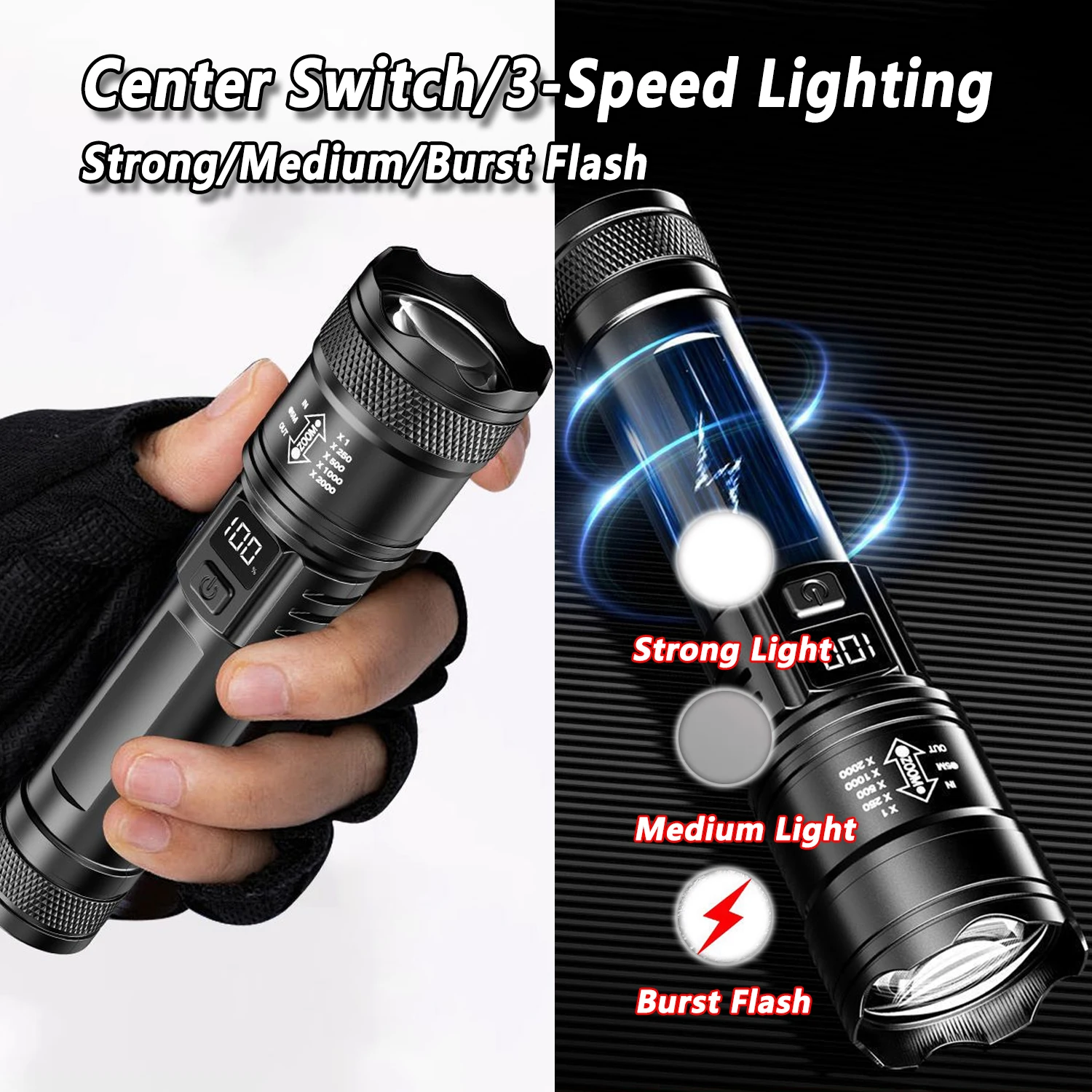 Lampe de poche LED Ultra lumin - Outdoor Camping Decor avis et prix