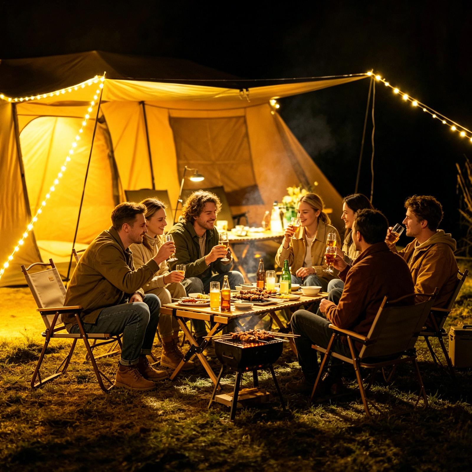 Guirlande lumineuse rétractabl - Outdoor Camping Lights String avis et prix