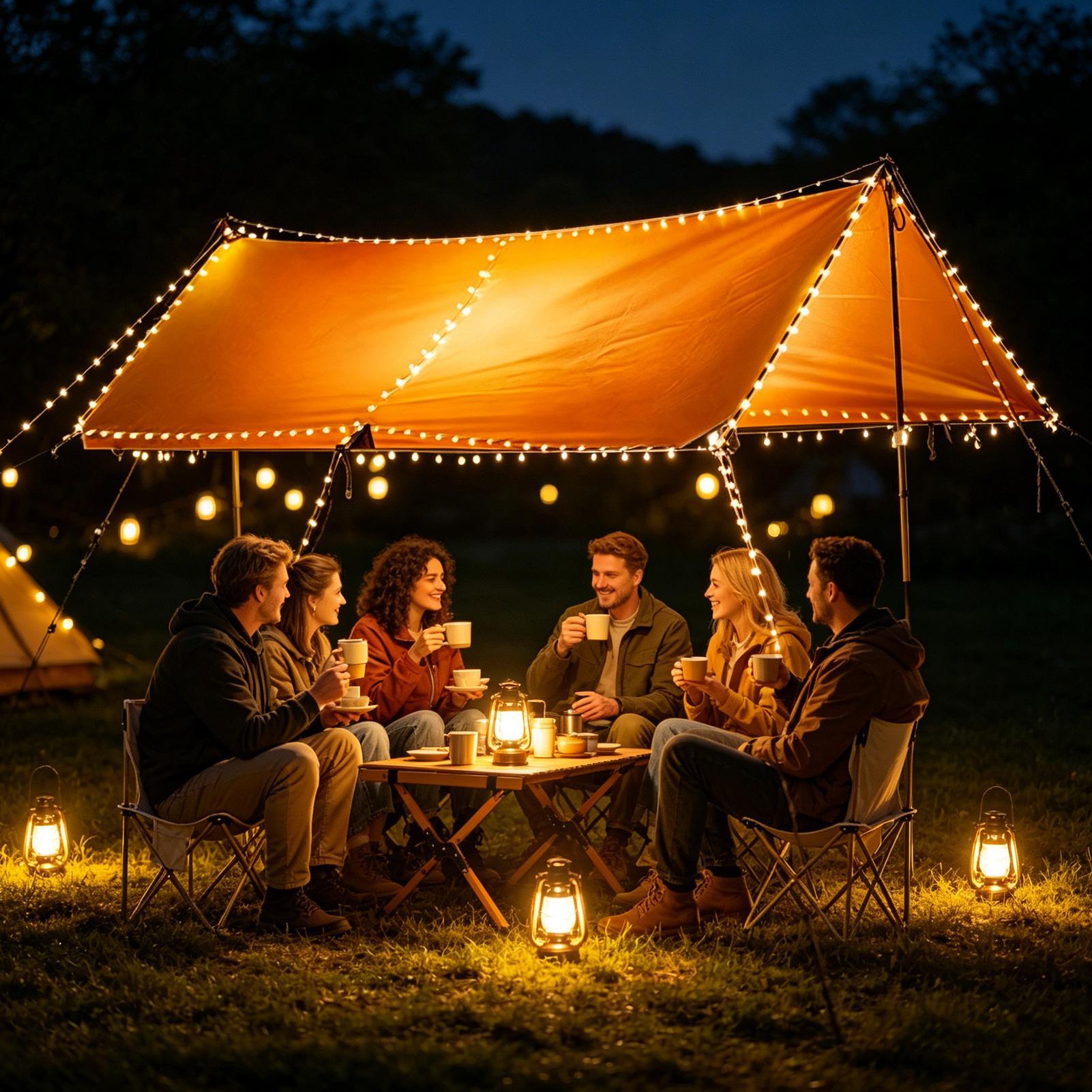 Guirlande lumineuse rétractabl - Outdoor Camping Lights String avis et prix