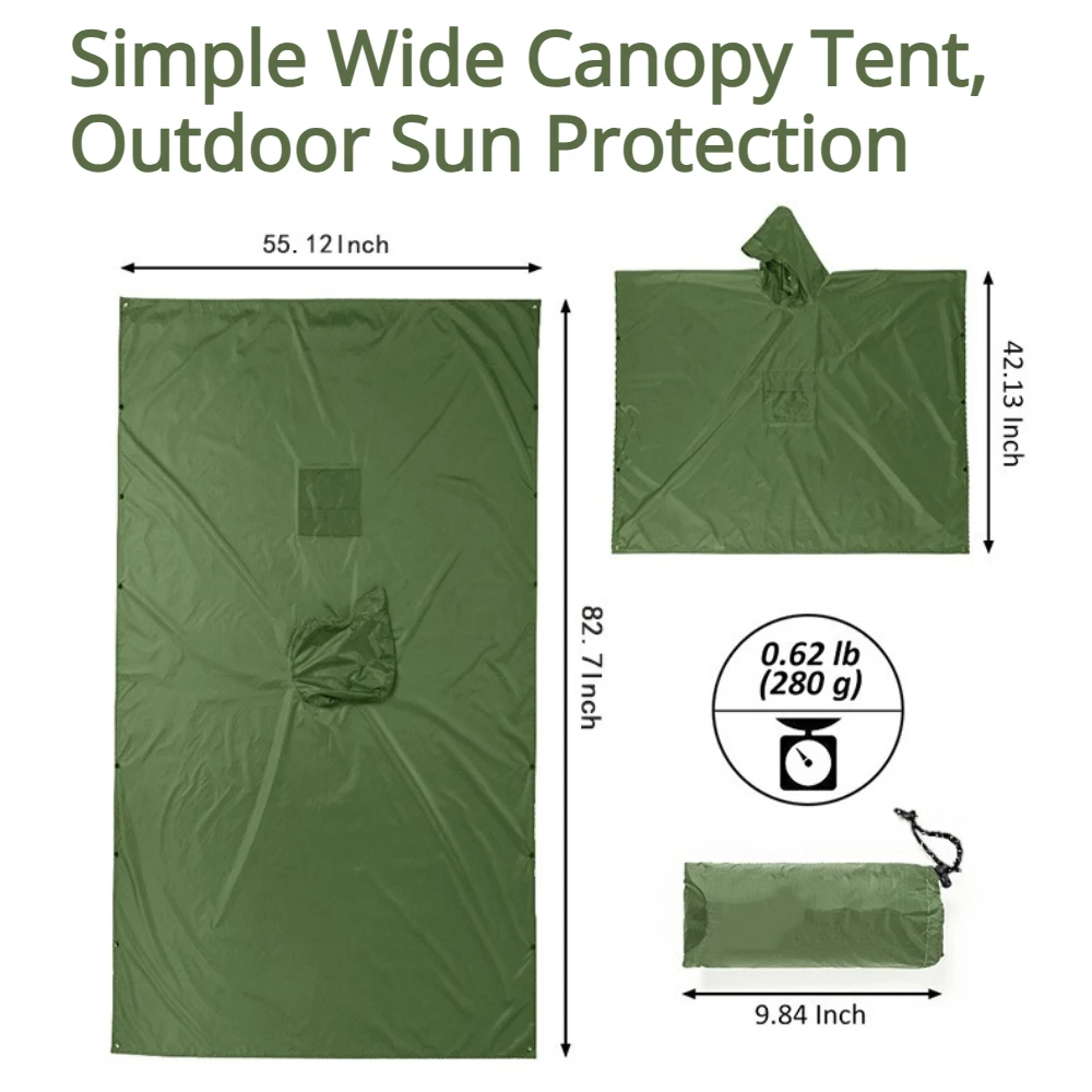 2026 Pour le camping et la ran - Camping Rain Poncho avis et prix