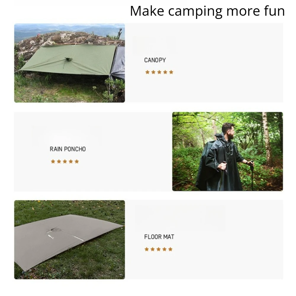2026 Pour le camping et la ran - Camping Rain Poncho avis et prix