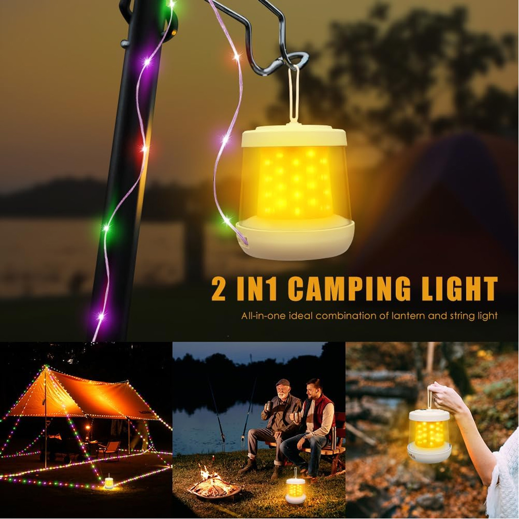 Lanterne de camping et guirlan - Outdoor Camping Lights String avis et prix