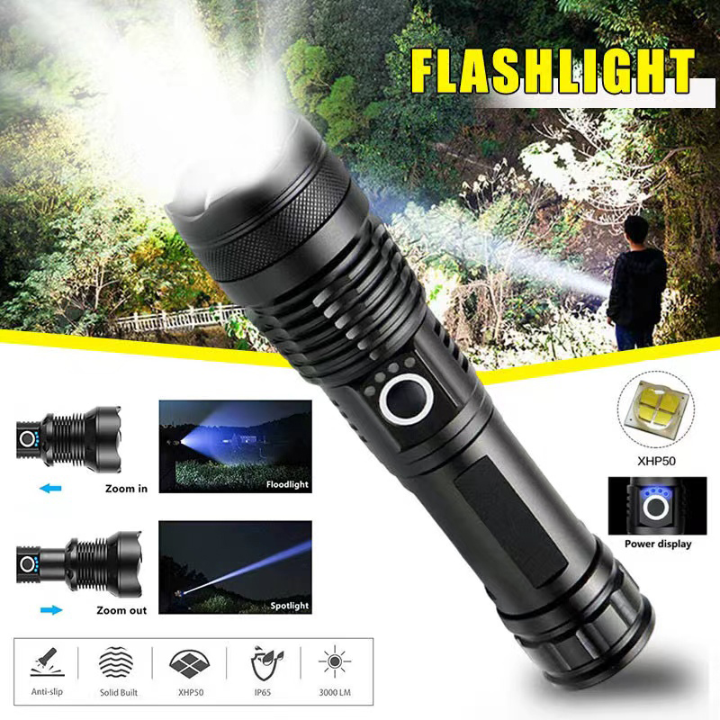 Lampe de poche LED haute puiss - Outdoor Camping Decor avis et prix
