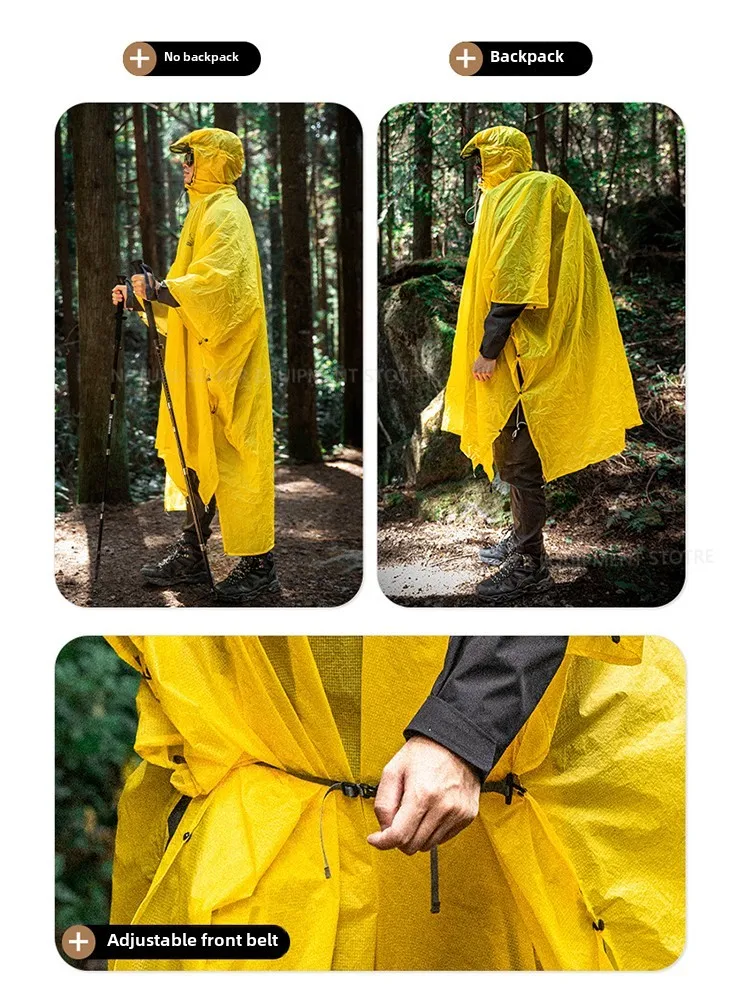 Housse imperméable 15D/210T, P - Camping Rain Poncho avis et prix